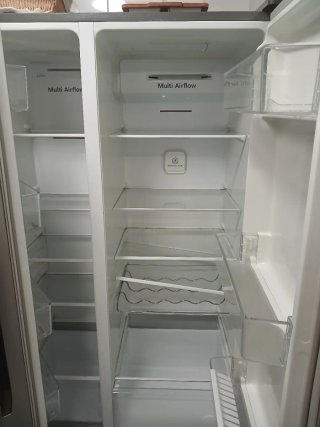 Nevera gris dos puertas