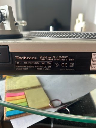 Plato Technics Negro/Plateado