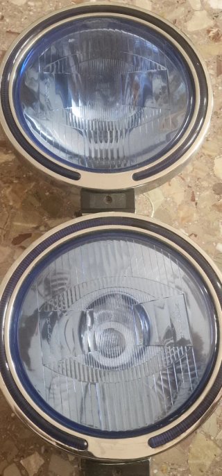 2 Faros Antiniebla/Largo Alcance Azules