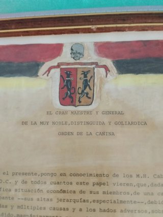 Cuadro Tema Canino Marco Marrón
