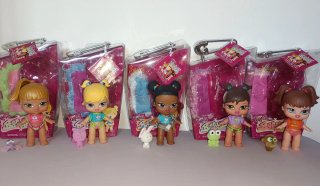 Set 5 Bratz Babyz + Accessori Animaletti e scatola