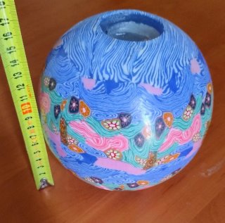 Vela decorativa esférica