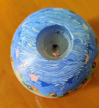 Vela decorativa esférica
