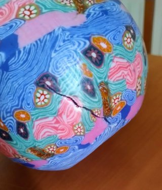 Vela decorativa esférica