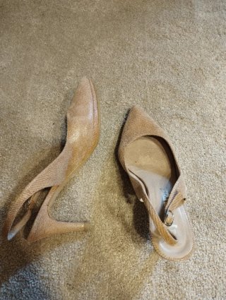 Zapatos de fiesta nude