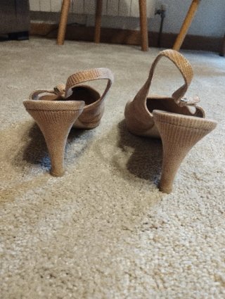 Zapatos de fiesta nude