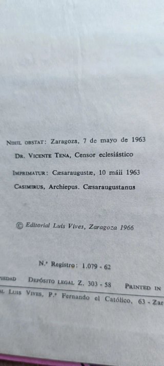 Libro antiguo sin ISBN