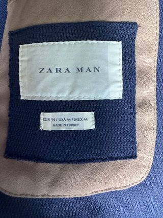 Americana ZARA MAN azul Talla M