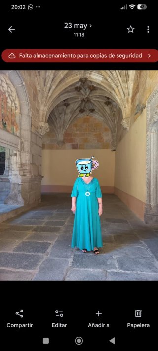 Vestido de ceremonia verde elegante