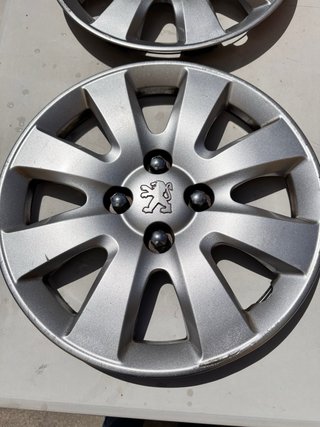 Tapacubos Peugeot 15 2 unidades