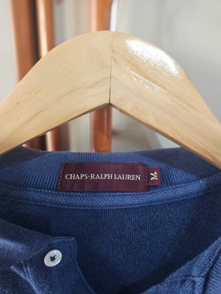 Polo Chaps Ralph Lauren Blu Manica Lunga
