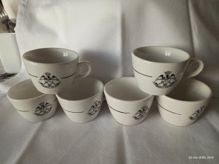 6 Tazas Café Porcelana Hotel Sanvy Madrid