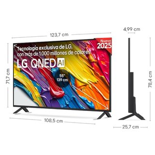 SMART TV LG QNED AI 55" 4K GARANTIA 3 AÑOS ELCORTE