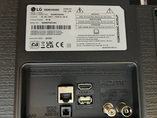 SMART TV LG QNED AI 55" 4K GARANTIA 3 AÑOS ELCORTE
