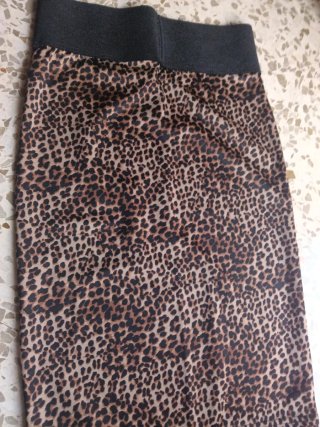 Falda estampado leopardo