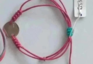 Pulseras de cordón con perlas y plata