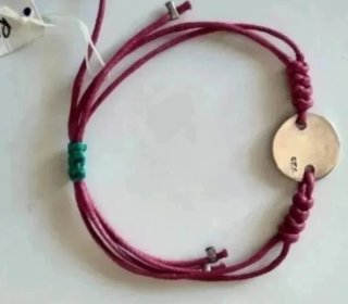 Pulseras de cordón con perlas y plata