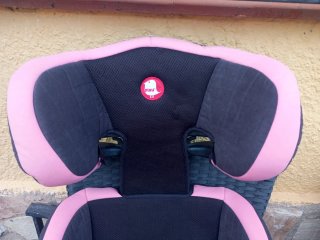 Silla coche Piku niña rosa y negro Silla universal