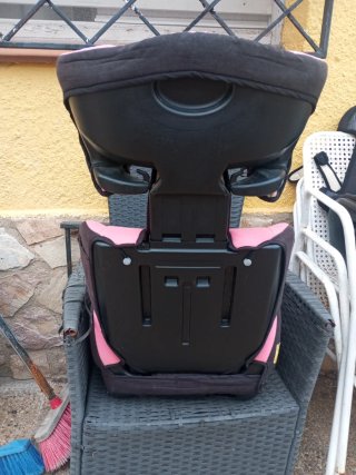 Silla coche Piku niña rosa y negro Silla universal