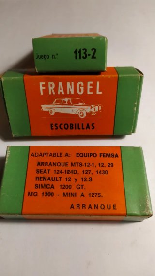 FRANGEL Escobillas 113-2 Arranque.
