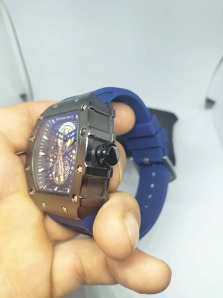 Reloj Richard Millle Azul y Plateado