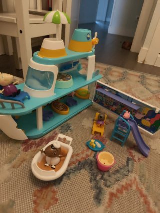 Barco Peppa Pig con accesorios