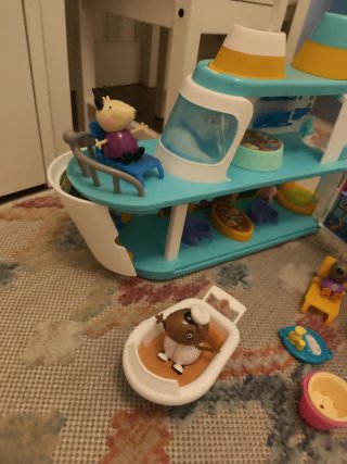 Barco Peppa Pig con accesorios