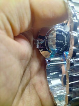 Reloj Boss Negro y Plateado
