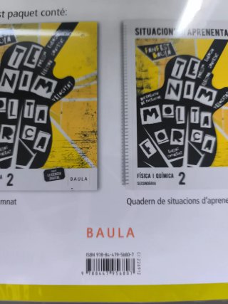 2 Libros 2ESO Física i Química Baula FanFest NUEVO