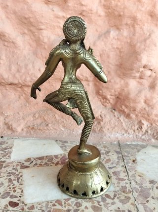 Figura Apsara India Bronce Bailarina