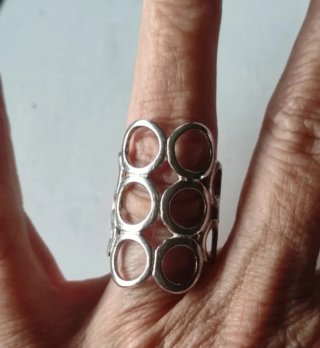 Anillos Plata Ley Diseño Moderno