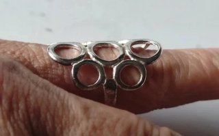 Anillos Plata Ley Diseño Moderno