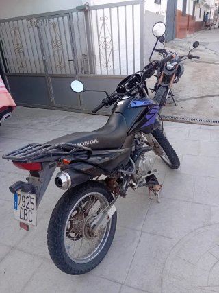 Moto Enduro 125cc Manual Negra