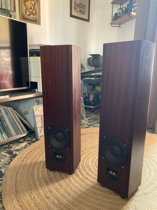 Altavoces HiFi Marrones