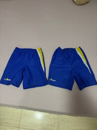 2 Pantalones Cortos Deporte La Salle Niña T8