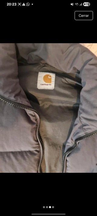 Chaleco Carhartt Gris Vintage