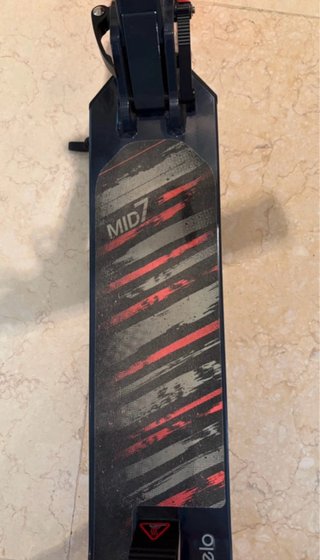 Patinete MID7 Negro/Naranja