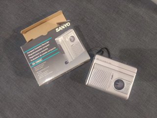 Grabadora de Casete Sanyo M-1060C Plata
