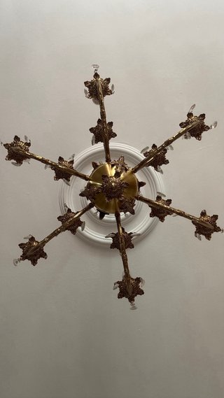 Lámpara de bronce estilo clásico 70 € caca una