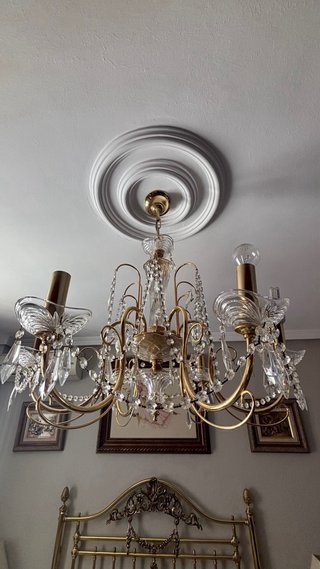 Lámpara de bronce estilo clásico 70 € caca una