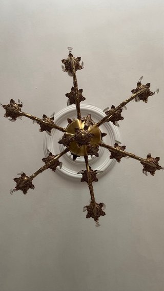 Lámpara de bronce estilo clásico 70 € caca una