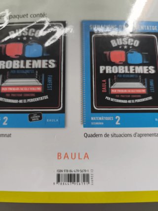 Libros 2 ESO Matemàtiques Baula FanFest NUEVOS