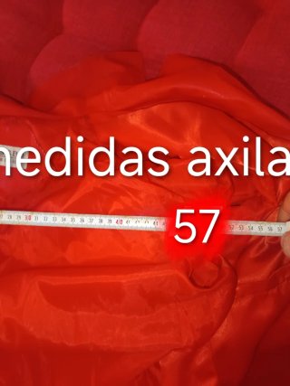 Abrigo Paris MISSBO Rojo Talla XXL piel.