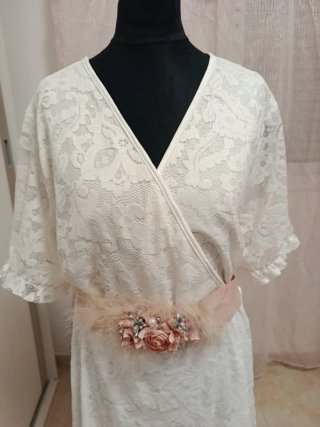 Vestido blanco encaje