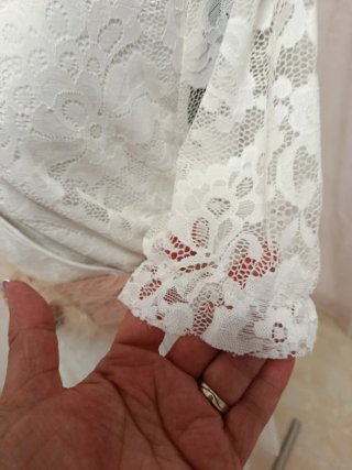 Vestido blanco encaje