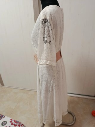 Vestido blanco encaje