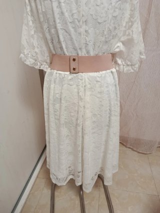Vestido blanco encaje
