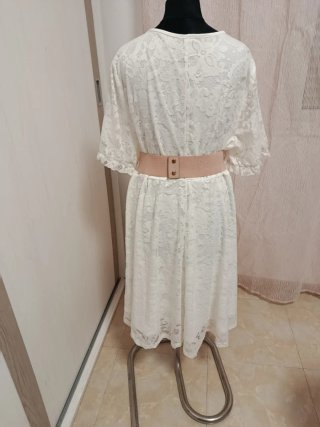 Vestido blanco encaje