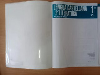 Lengua castellana y literatura, 1 BACH.