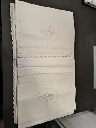 Juego Sábanas Bordadas Cama 135